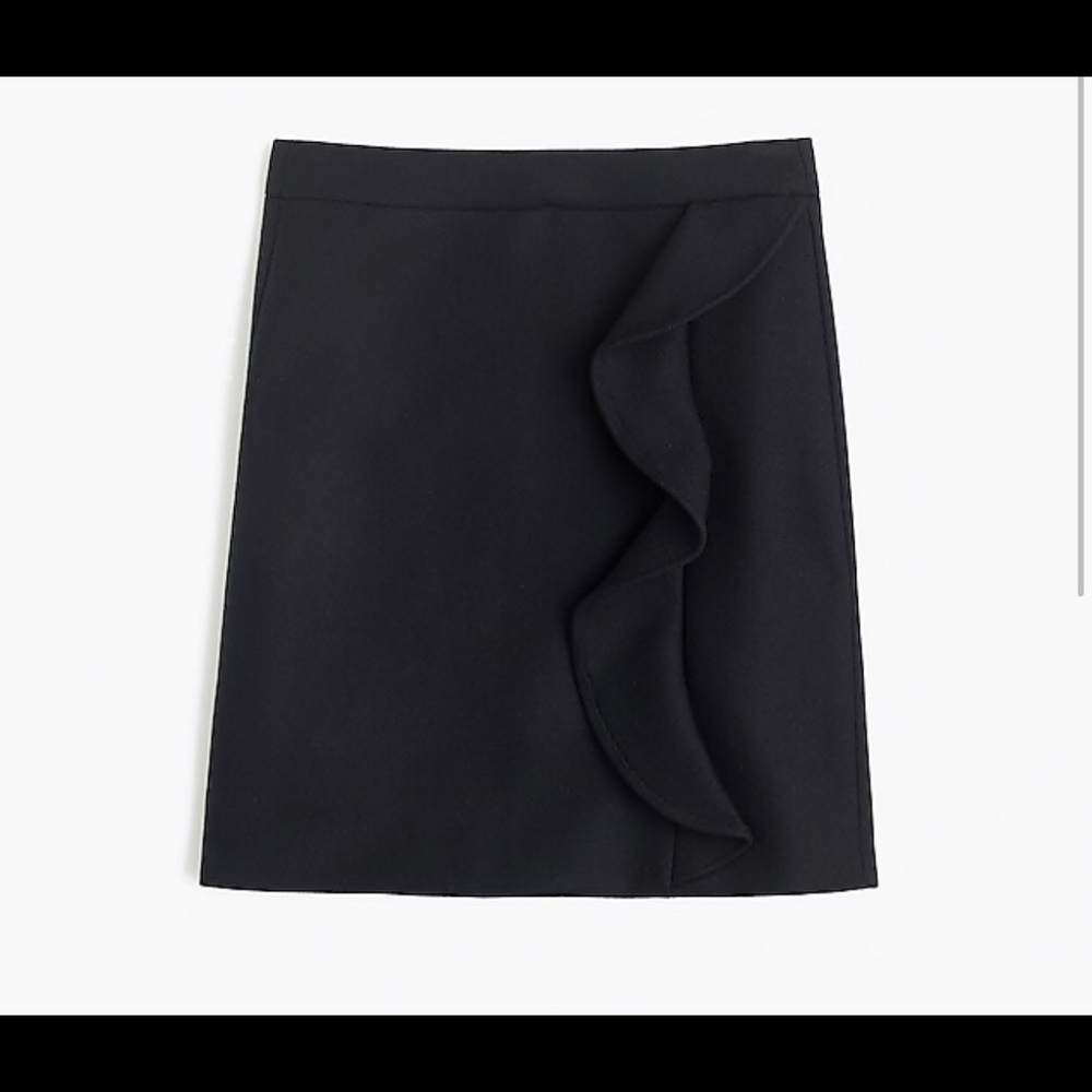 J. Crew Ruffle-front Mini Skirt - Picture 2 of 10
